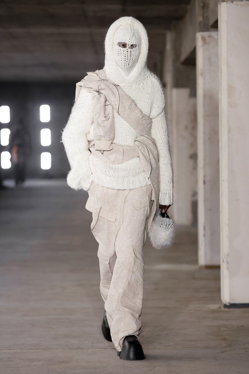heliot emil paris fashion week runway show burning man avril lavigne fire