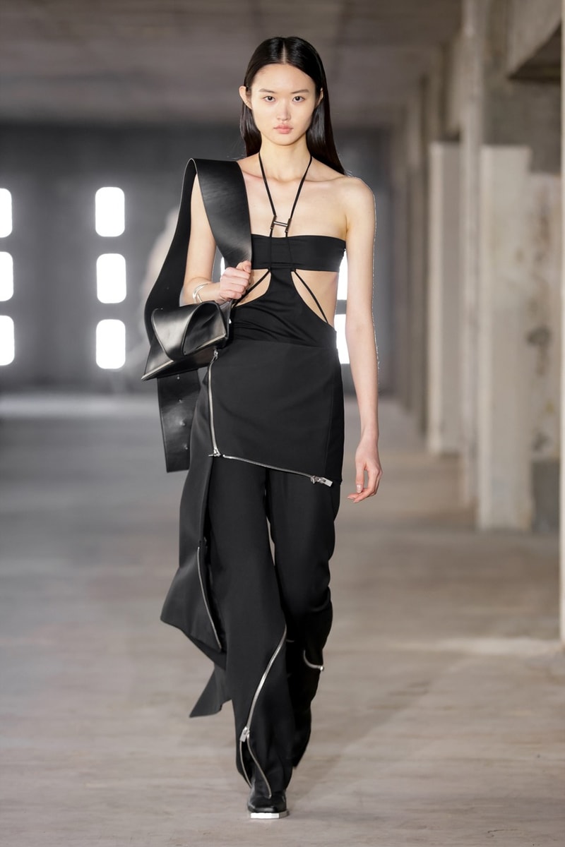 heliot emil paris fashion week runway show burning man avril lavigne fire