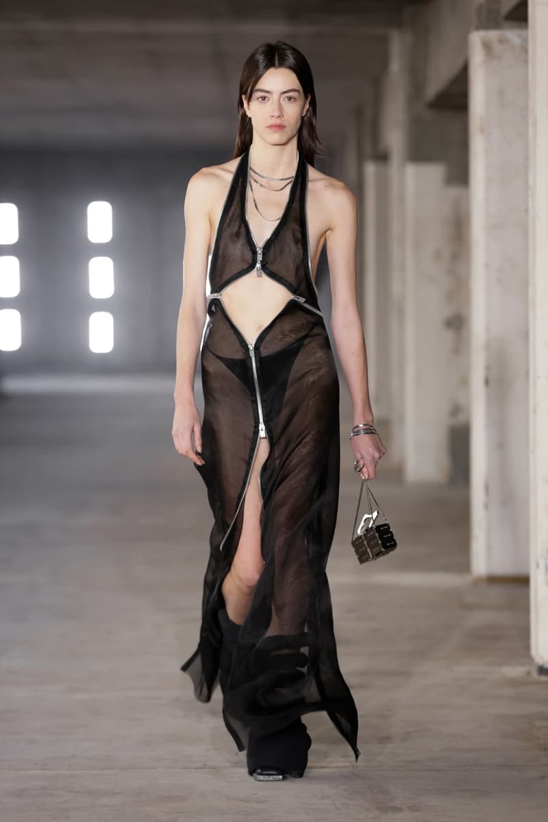 heliot emil paris fashion week runway show burning man avril lavigne fire