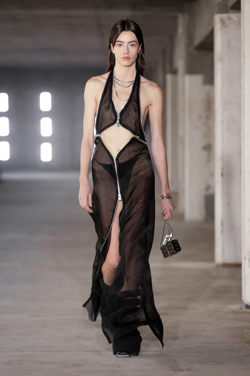 heliot emil paris fashion week runway show burning man avril lavigne fire