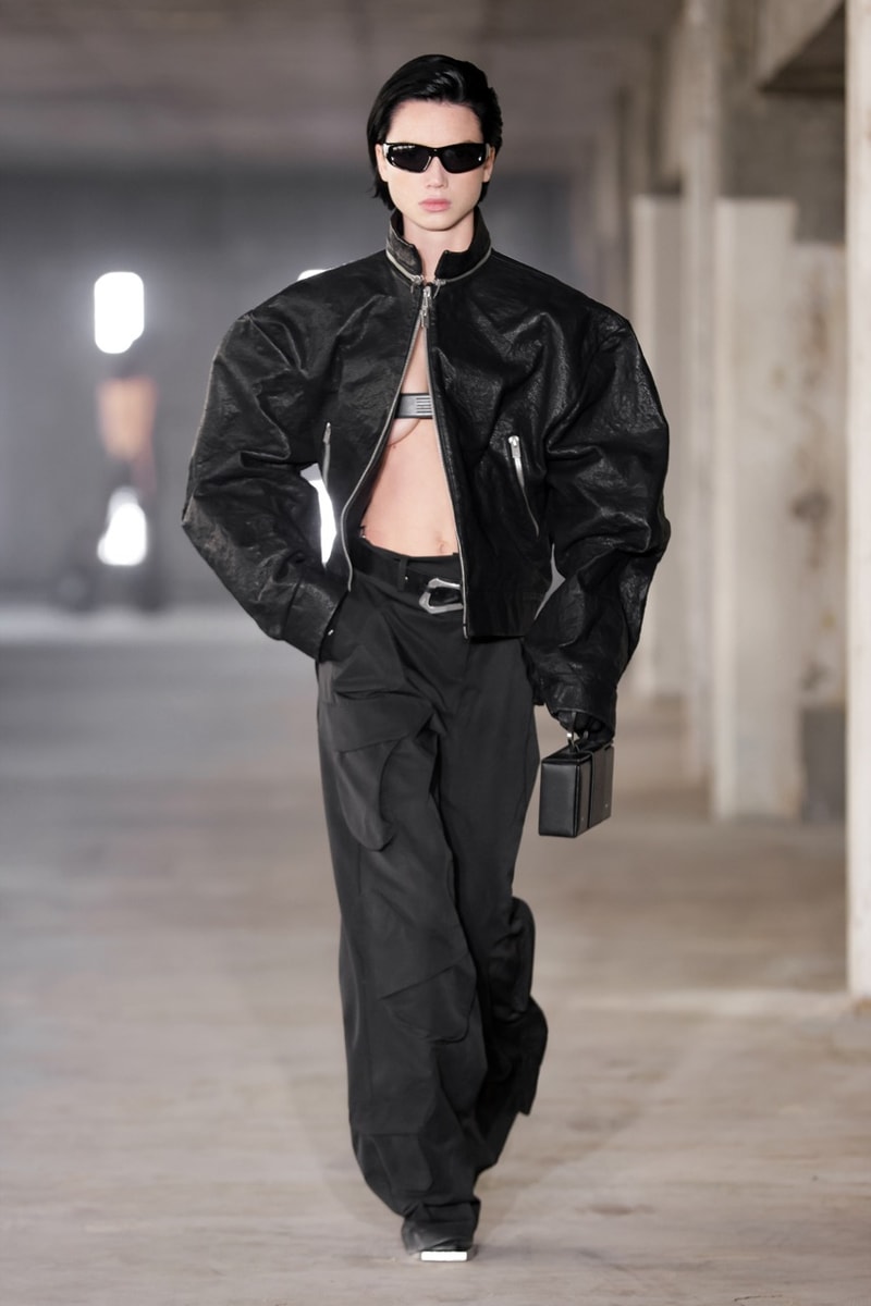 heliot emil paris fashion week runway show burning man avril lavigne fire