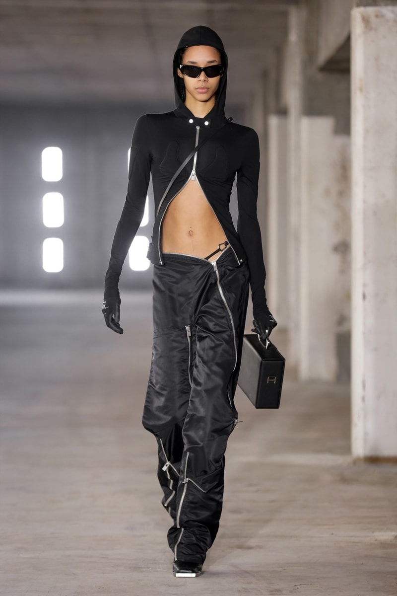 heliot emil paris fashion week runway show burning man avril lavigne fire