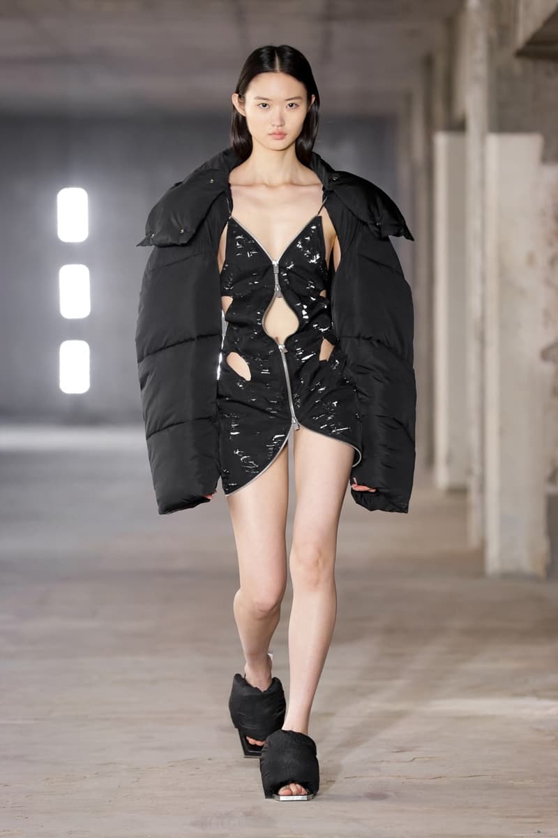 heliot emil paris fashion week runway show burning man avril lavigne fire