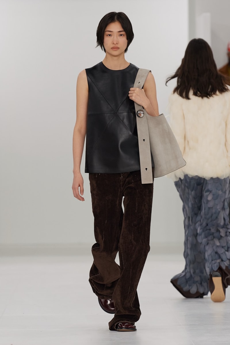 loewe fall winter runway show paris fashion week shoes 