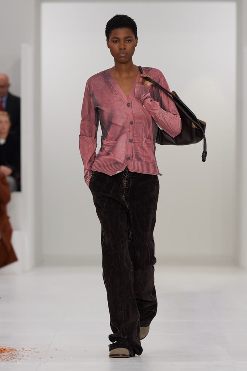 loewe fall winter runway show paris fashion week shoes 