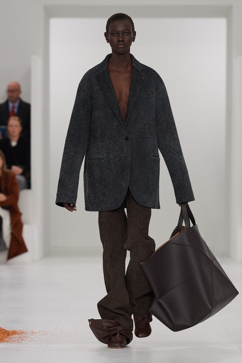 loewe fall winter runway show paris fashion week shoes 