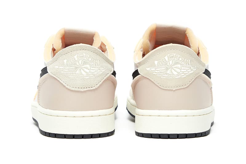 nike air jordan low 1 ex coconut milk sneaker trainer cream white