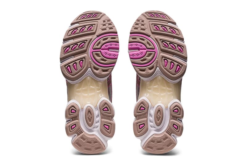 asics gel nimbus 9 candyfloss sneaker pink silver