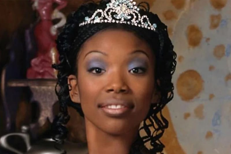 Brandy Returns as Cinderella, Trading Her '90s Braided Updo for an Elevated Fishtail Braid