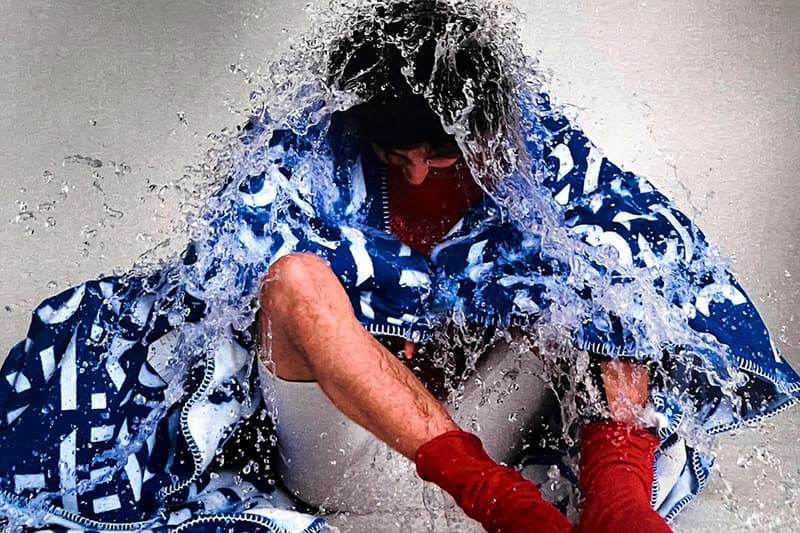 byredo blanket orange white letters