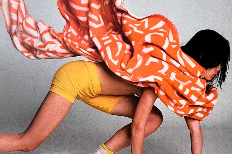 byredo blanket orange white letters