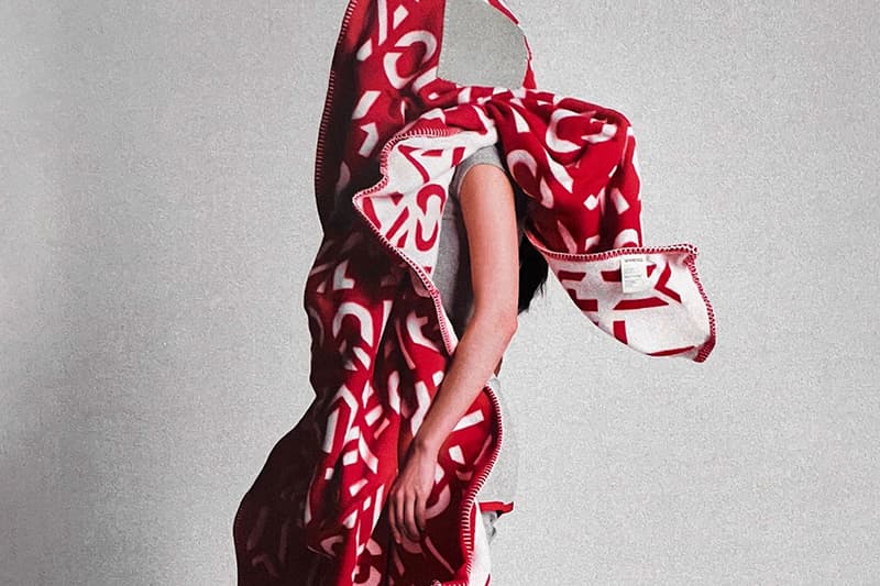 byredo blanket orange white letters