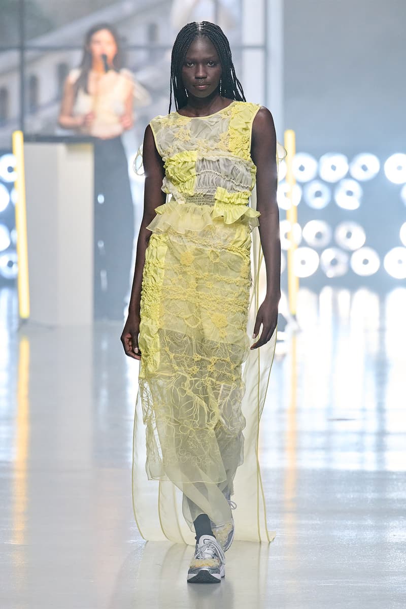 Cecilie Bahnsen Fall Winter Collection Untitled Pink White Red Runway Images