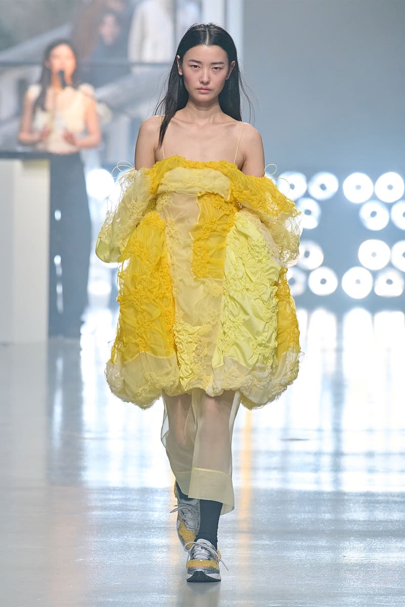 Cecilie Bahnsen Fall Winter Collection Untitled Pink White Red Runway Images