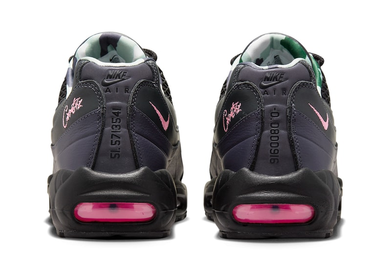 corteiz nike air max 95 pink beam sneaker new york pop up