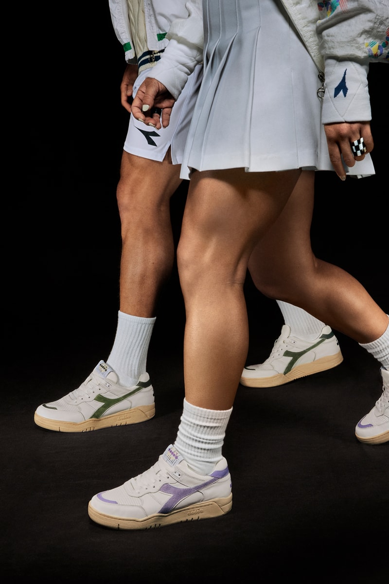 diadora tennis alejandro fokina martina trevisan archive b.560 sneaker campaign editorial feature lifestyle heritage
