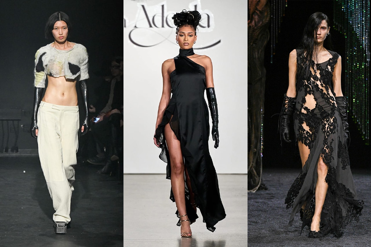 fall winter 2023 womens fashion week trends sex positivity diesel glenn martens y/project jw anderson corsets