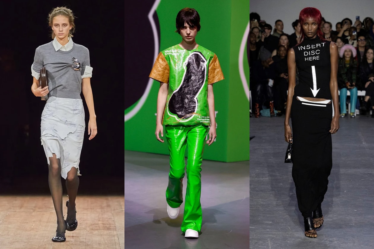 fall winter 2023 womens fashion week trends sex positivity diesel glenn martens y/project jw anderson corsets