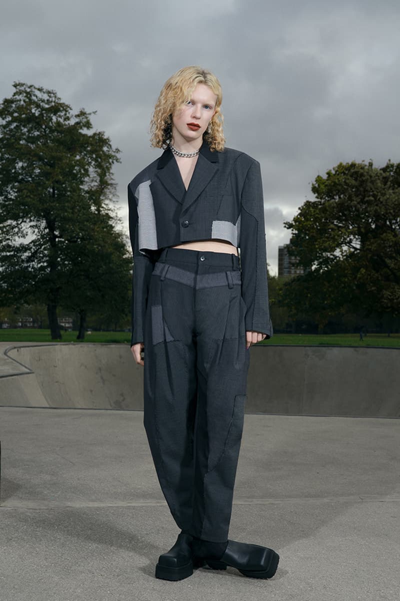 feng chen wang spring summer deconstructed denim