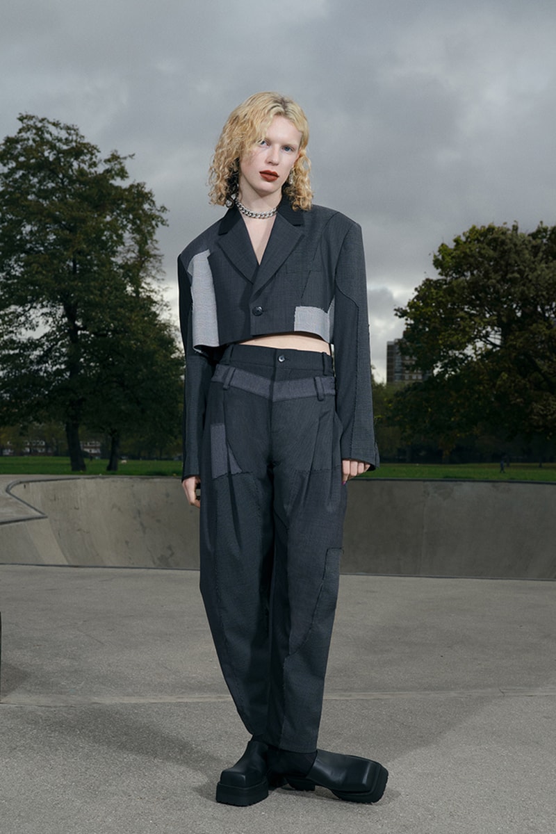 feng chen wang spring summer deconstructed denim