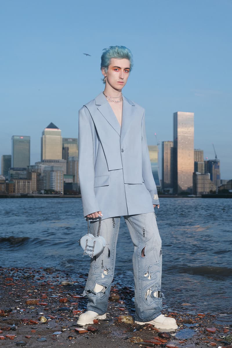 feng chen wang spring summer deconstructed denim