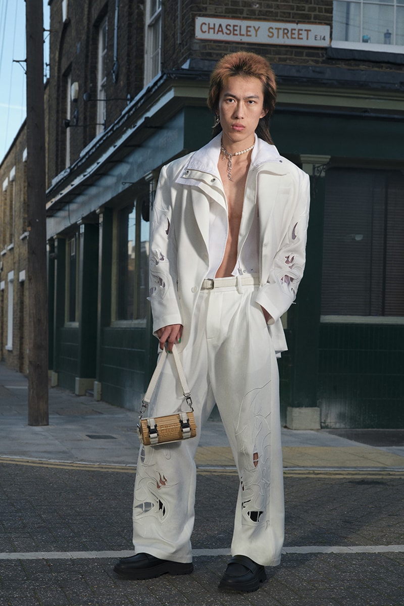 feng chen wang spring summer deconstructed denim