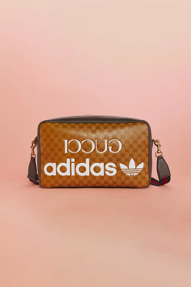 adidas gucci collaboration footwear sneakers slides hats bags