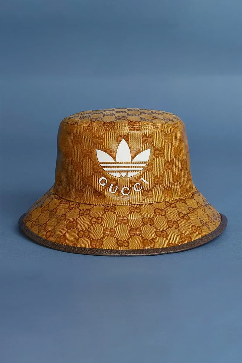 adidas gucci collaboration footwear sneakers slides hats bags