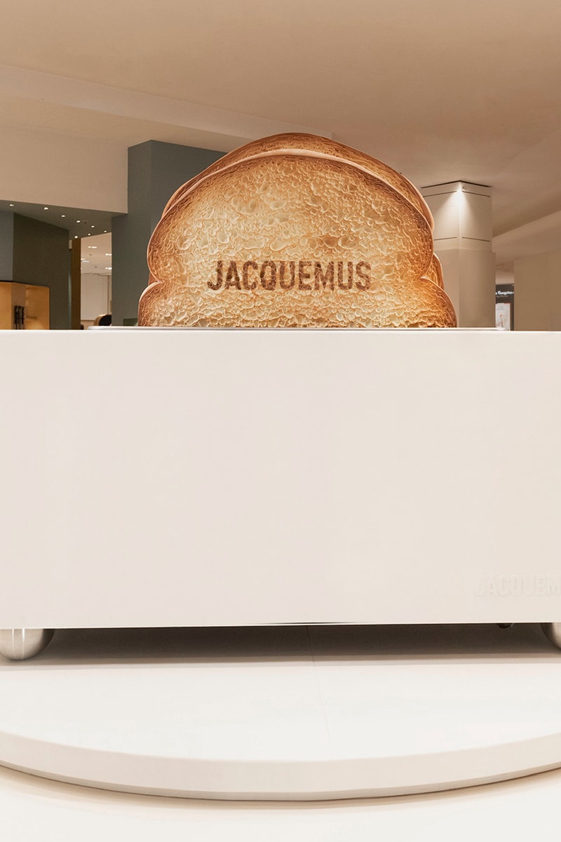 jacquemus paris pop up galeries lafayette coffee flowers