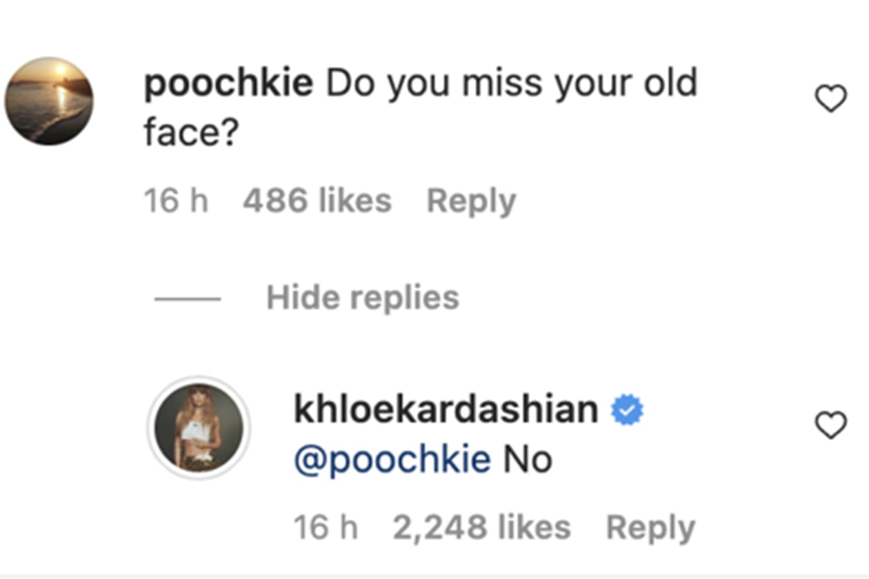 Khloe Kardashian IG Troll 