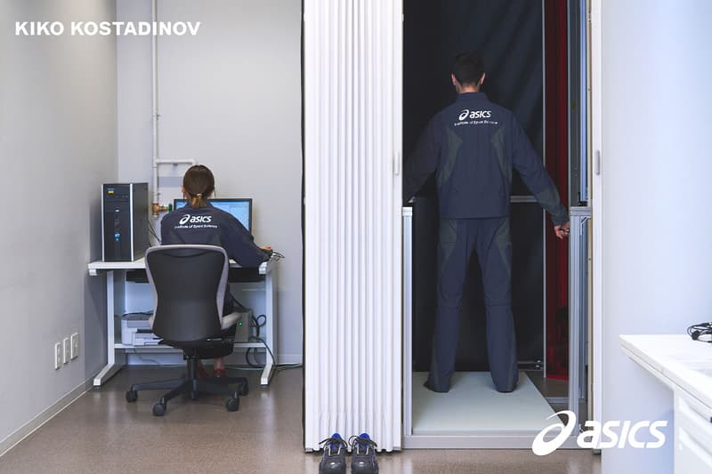 kiko kostadinov asics trainer collab blue black