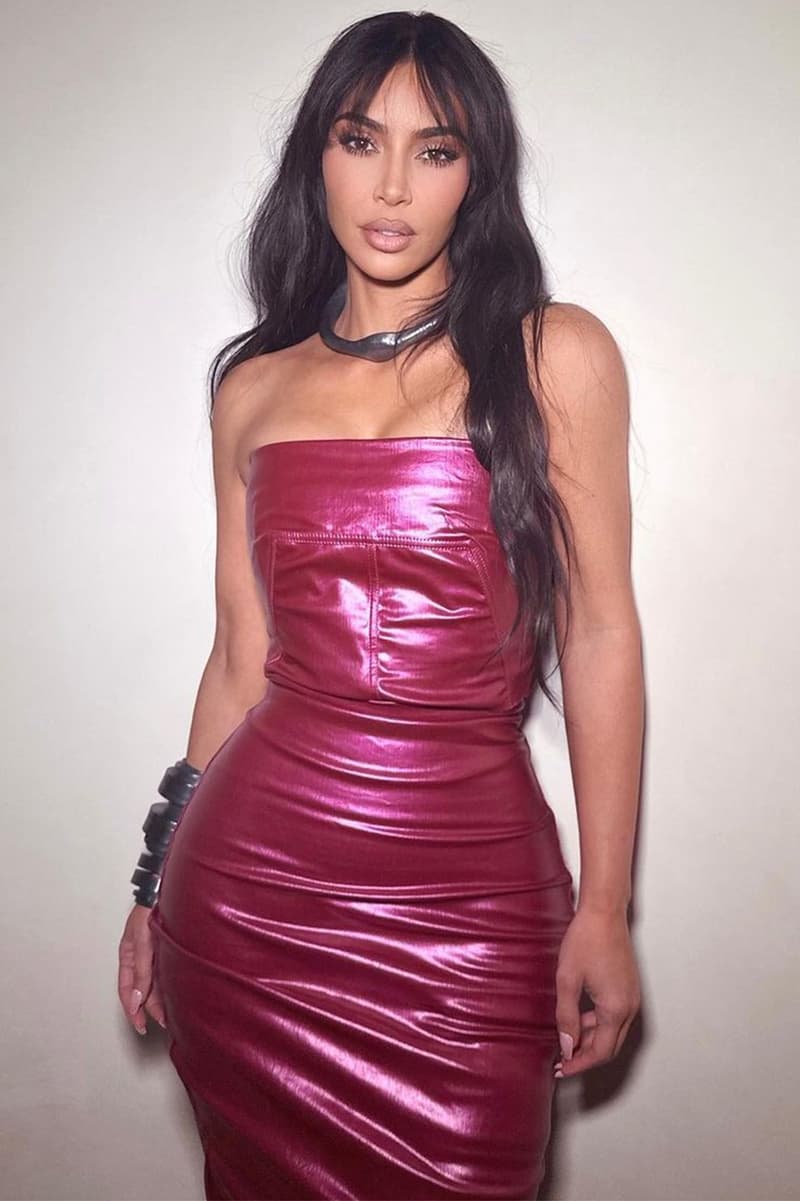 Kim Kardashian TikTok Red Nail Theory Manicure Photos Instagram