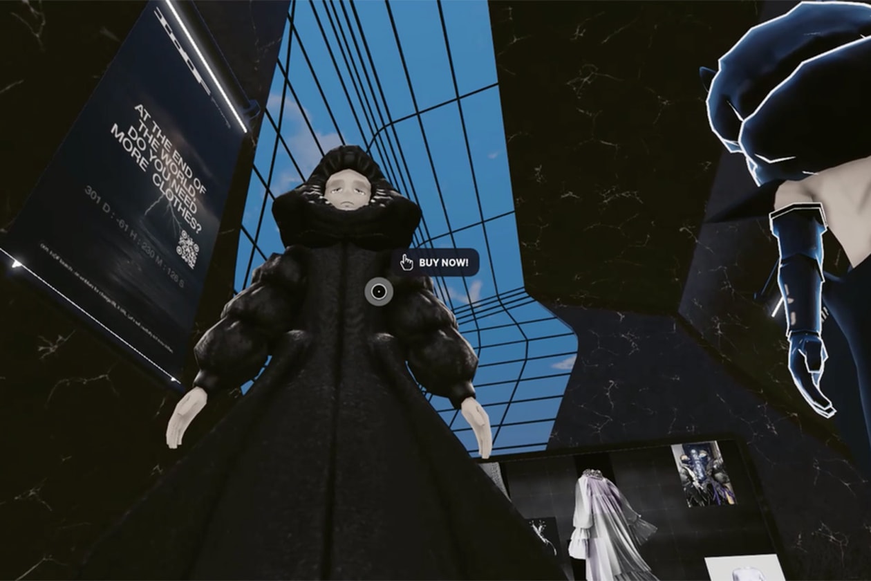 metaverse fashion week decentraland review web3 experience balenciaga DKNY