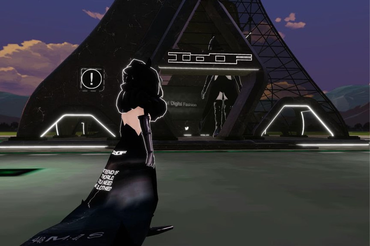 metaverse fashion week decentraland review web3 experience balenciaga DKNY