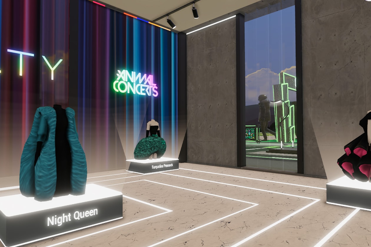 metaverse fashion week decentraland review web3 experience balenciaga DKNY