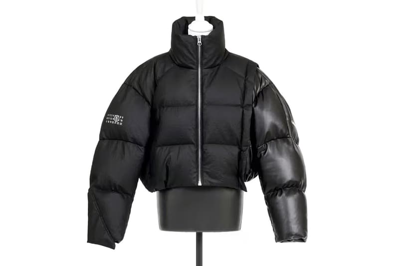mm6 maison margiela chenpeng puffer jacket black outerwear 
