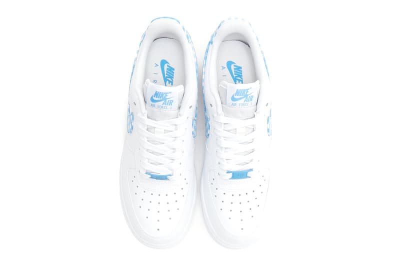 nike air force 1 low gingham red blue sneakers