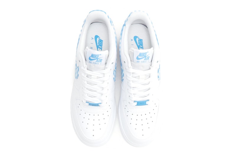 nike air force 1 low gingham red blue sneakers