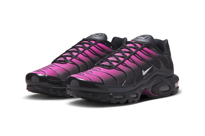 nike air max plus womens black and purple