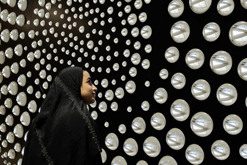 olafur eliasson the national museum of qatar the curious desert immersive outdoor art installation