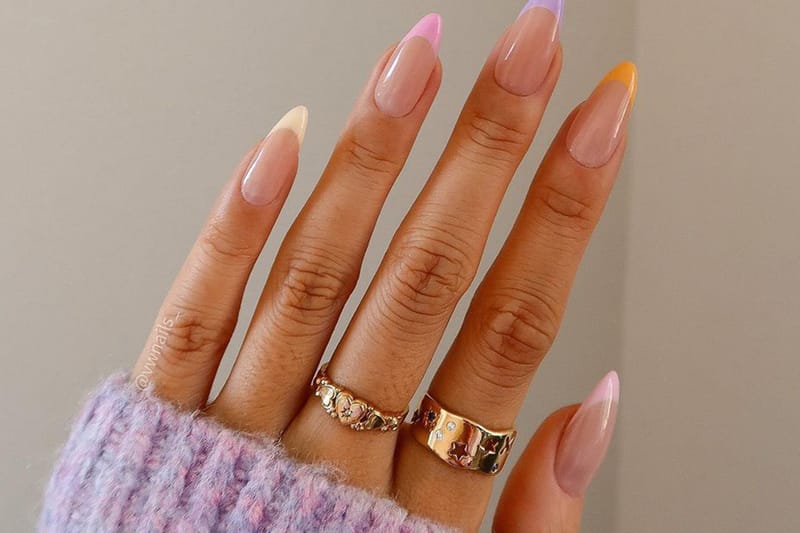 Revamp Your Spring Nail Wardrobe With Pastel French Manicures