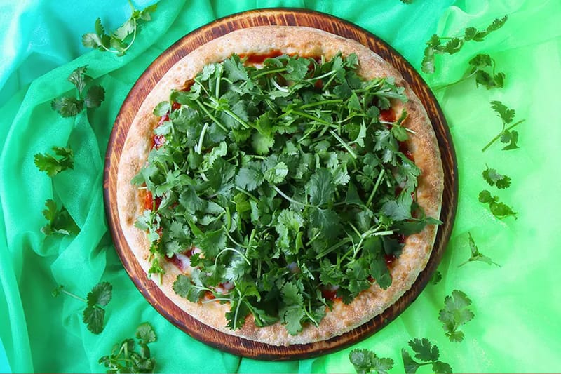 Would You Eat This "Too Much Cilantro" Pizza From Pizza Hut?