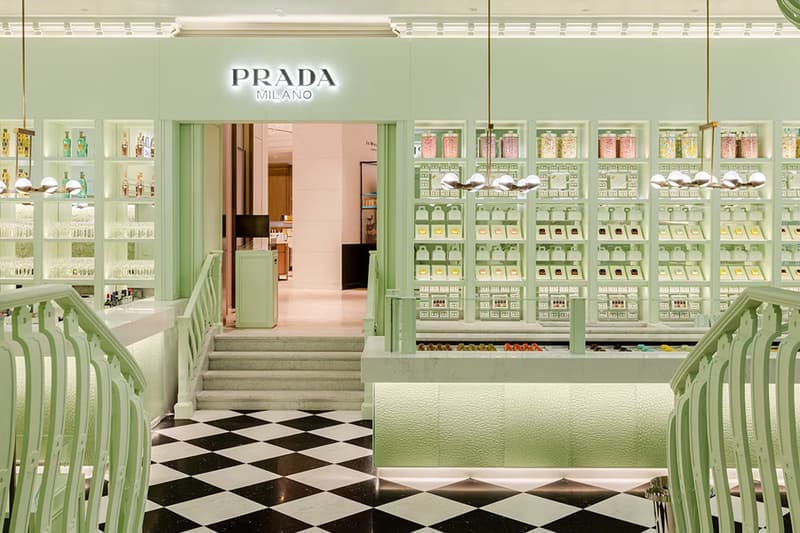 prada caffe cafe coffee food chocolate london harrods 