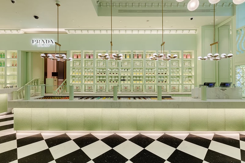prada caffe cafe coffee food chocolate london harrods 