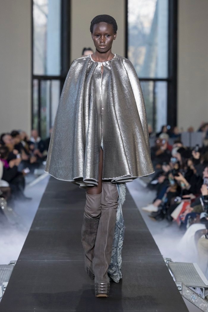 rick owens paris fashion week runway show sequins pink jackets