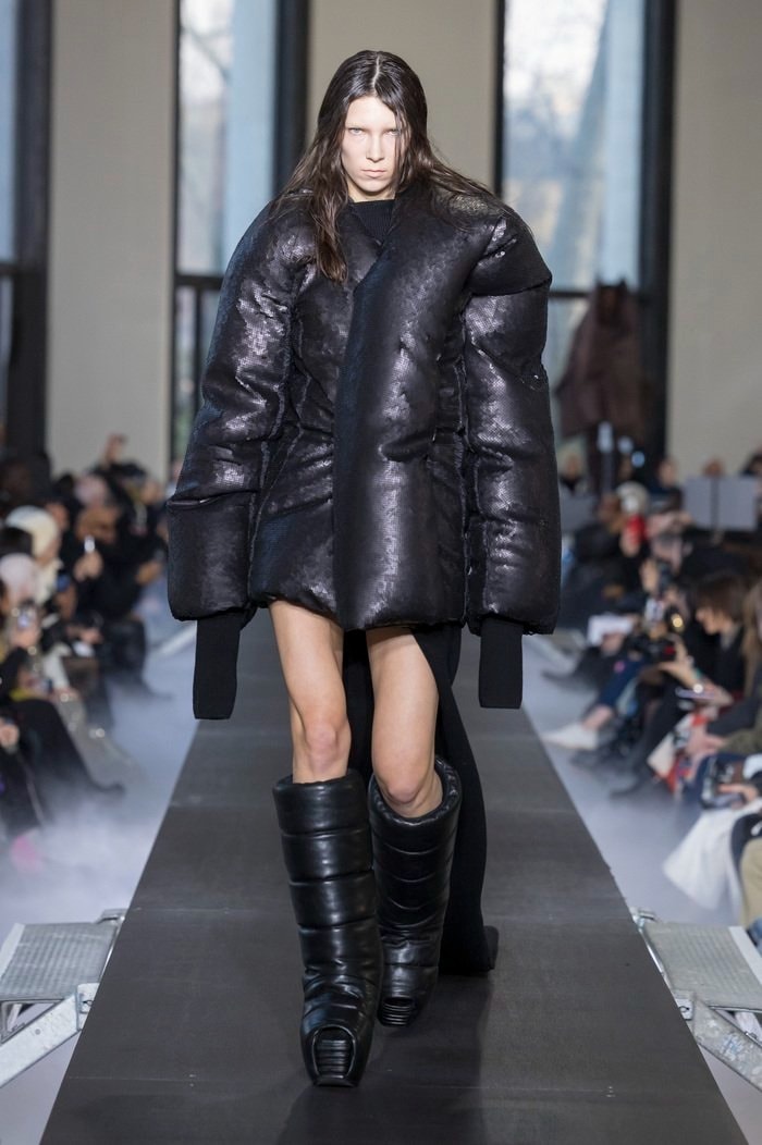 rick owens paris fashion week runway show sequins pink jackets