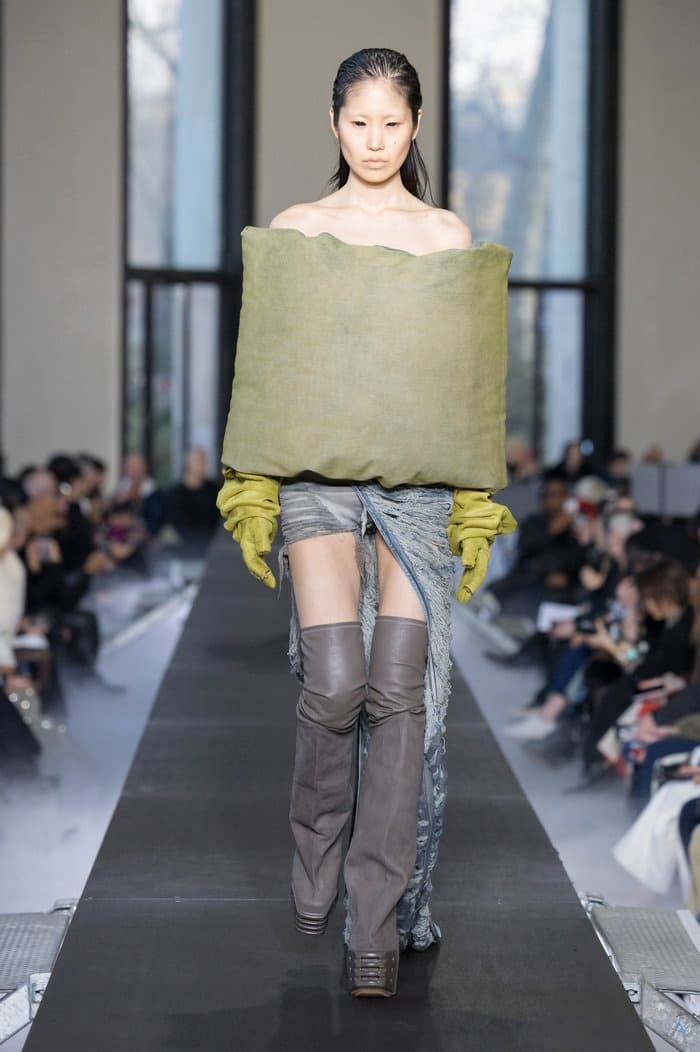 rick owens paris fashion week runway show sequins pink jackets