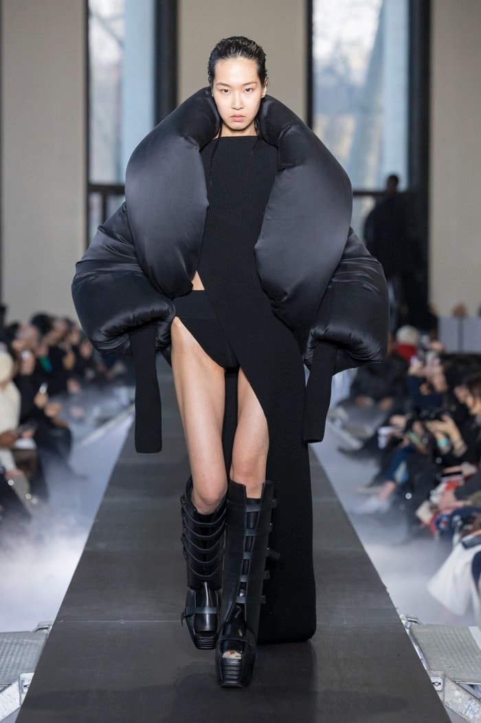 rick owens paris fashion week runway show sequins pink jackets