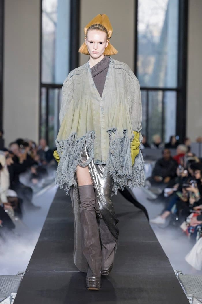 rick owens paris fashion week runway show sequins pink jackets