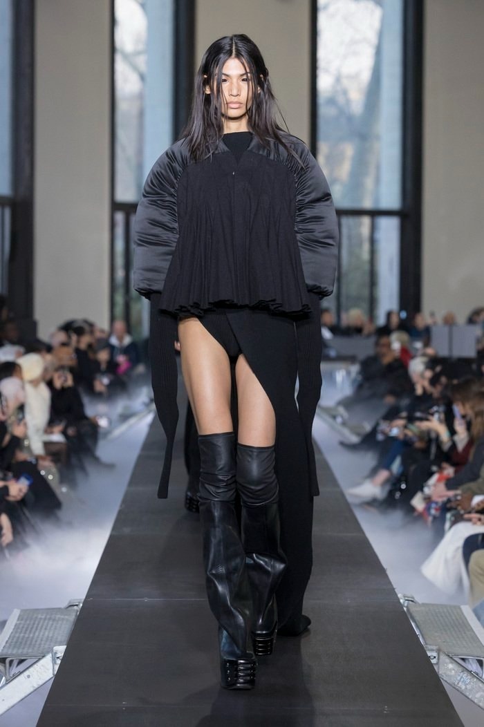 rick owens paris fashion week runway show sequins pink jackets
